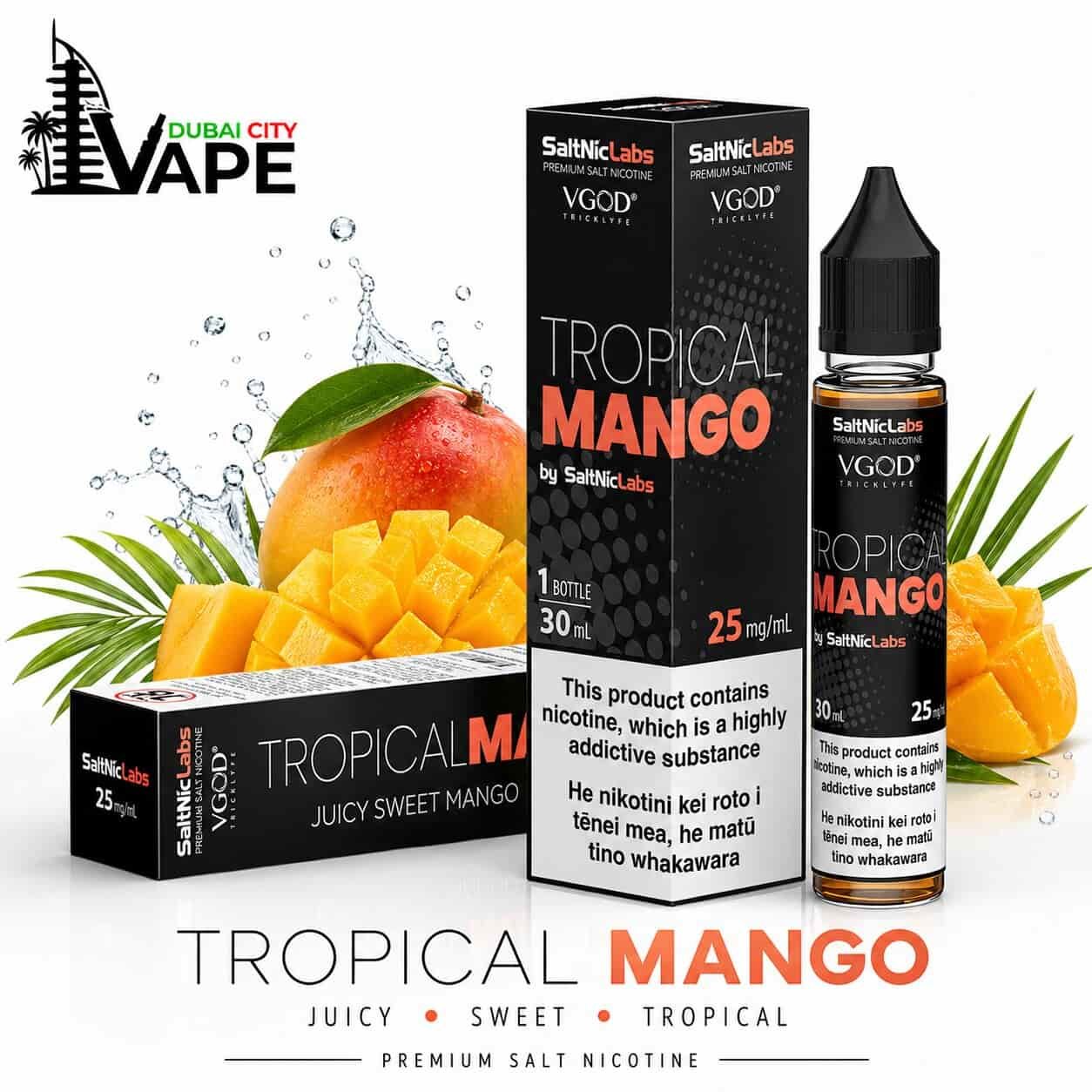 Tropical Mango by VGOD SaltNic 30ml in UAE Tropical Mango by VGOD SaltNic 30ml in UAE