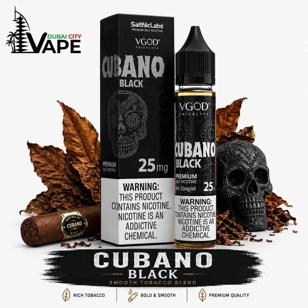 VGOD Cubano Black SaltNic 30ml in UAE