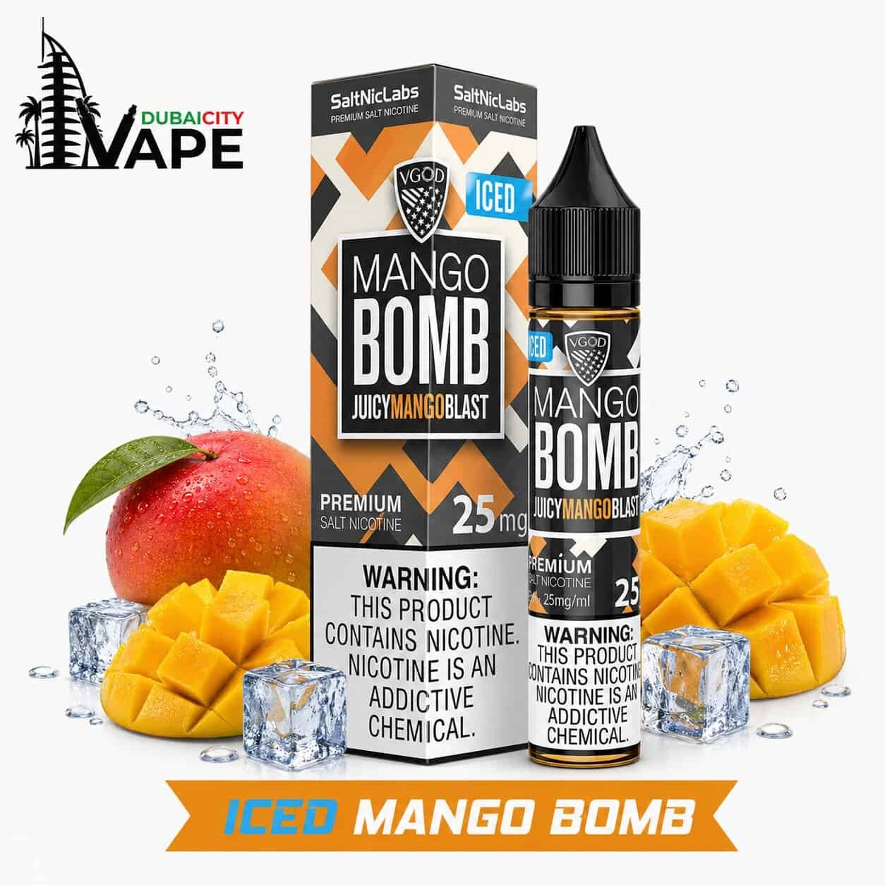 VGOD Iced Mango Bomb SaltNic 30ml VGOD Iced Mango Bomb SaltNic 30ml