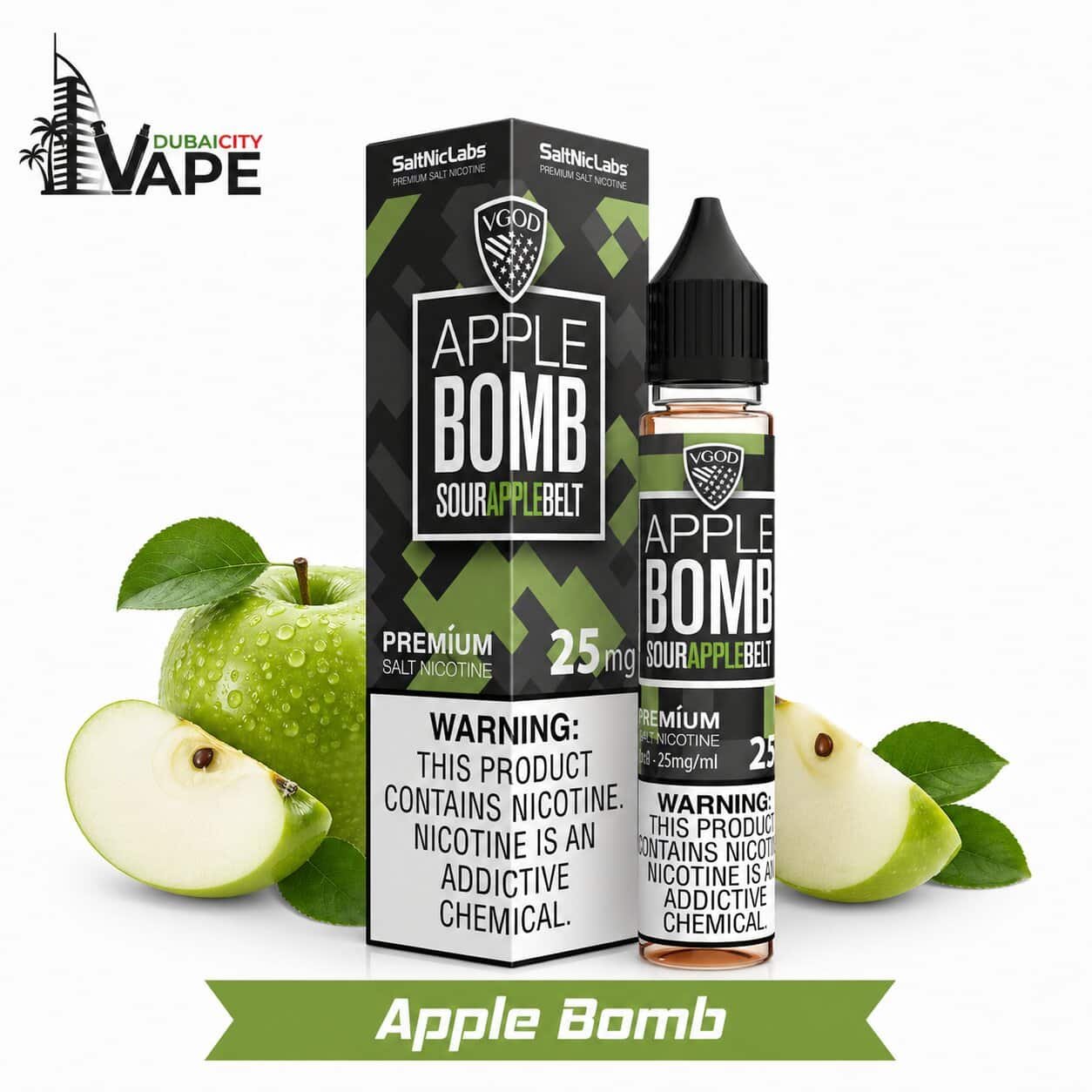 VGOD SaltNic Apple Bomb – 30ml in UAE VGOD SaltNic Apple Bomb – 30ml in UAE