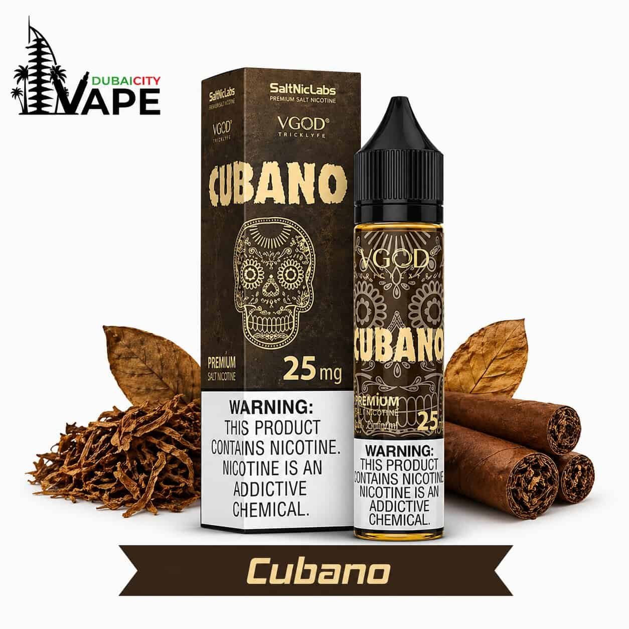 VGOD SaltNic Cubano 30ml UAE VGOD SaltNic Cubano 30ml UAE