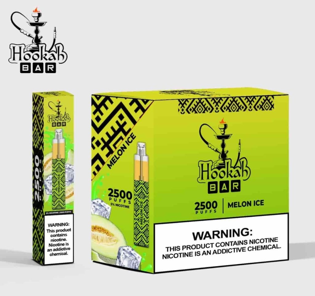 Hookah Bar Disposable Pods (2500 Puffs) Melon Ice in UAE