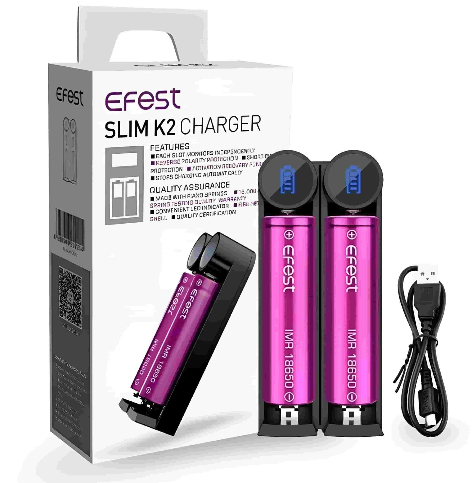 EFEST Slim K2 Charger in UAE EFEST Slim K2 Charger in UAE