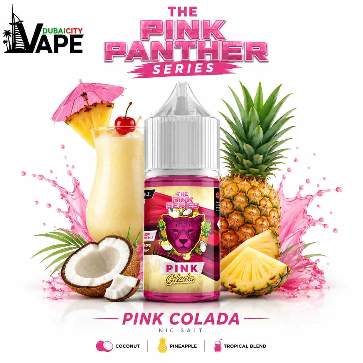 Pink Colada Salt by Dr Vapes - 30ml Dubai Pink Colada Salt by Dr Vapes - 30ml Dubai