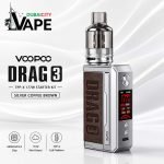 Voopoo Drag 3 Tpp-X 177W Starter Kit Silver Coffee Brown in UAE