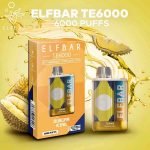 ElfBar TE6000 Puffs Disposable Durian King UAE