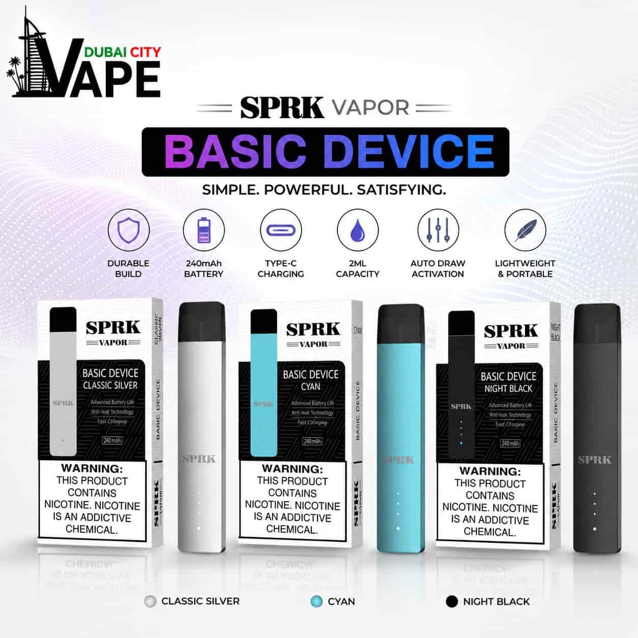 SPRK Vapor Basic Device in UAE SPRK Vapor Basic Device in UAE