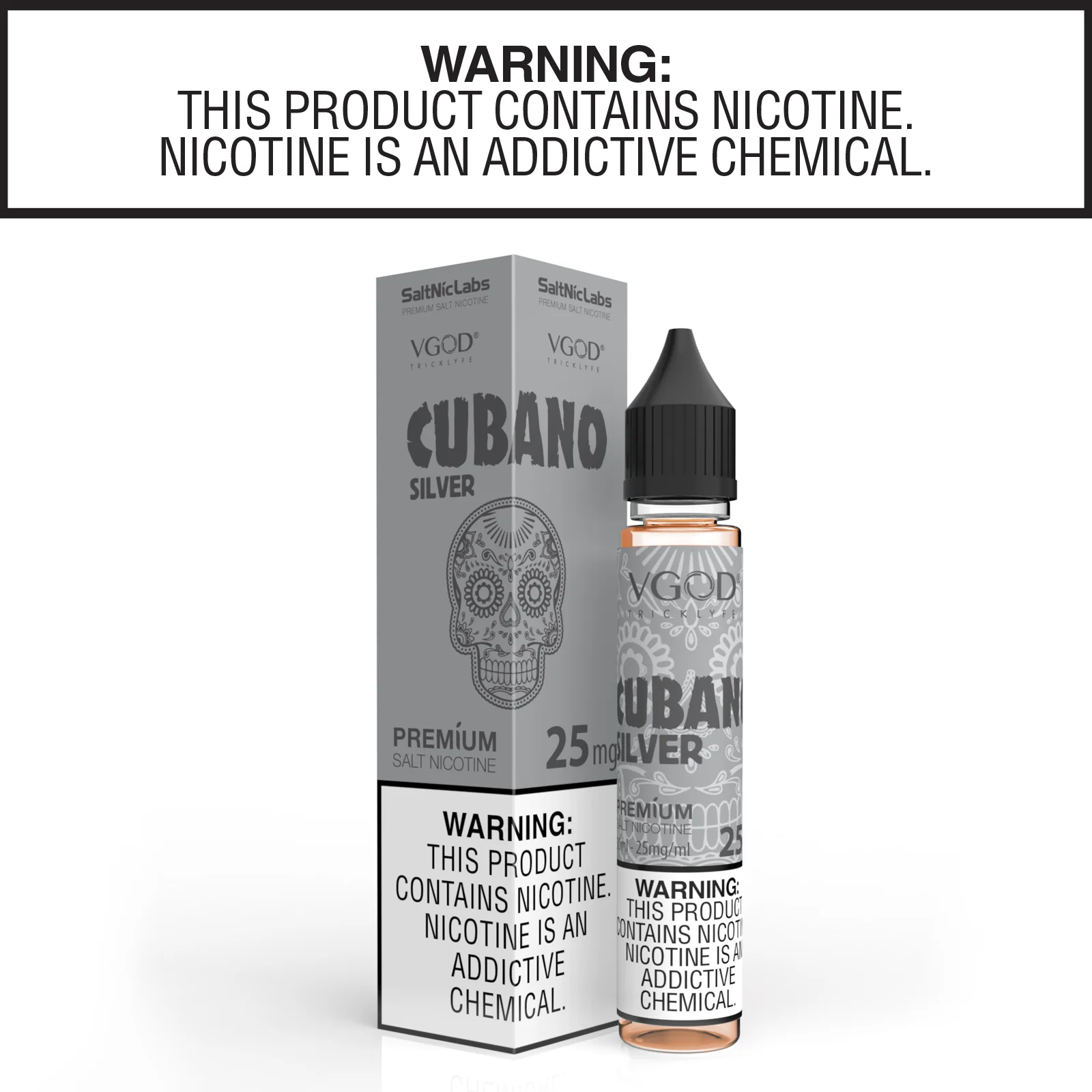 Cubano-Silver-By-Vgod-Salt-Nic-Collection-30ml Cubano-Silver-By-Vgod-Salt-Nic-Collection-30ml