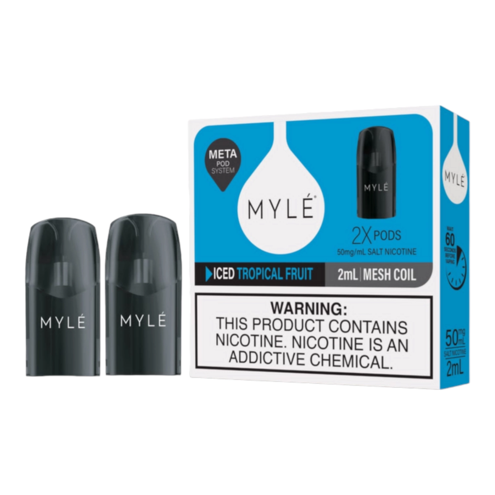 Myle Meta V5 Iced Tropical Fruit Pods Myle Meta V5 Iced Tropical Fruit Pods