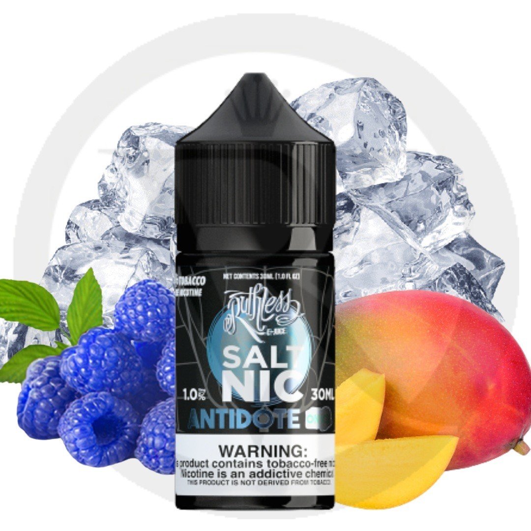 Ruthless Nic Salt Antidote On Ice 30ml Ruthless Nic Salt Antidote On Ice 30ml