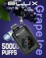 Elux Astra 50000 Puffs Disposable Vape Grape Ice in UAE
