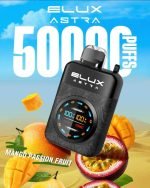 Elux Astra 50000 Puffs Disposable Vape Mango Passion Fruit in Dubai