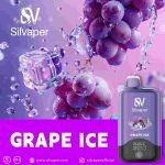 Silvaper 15000 Puffs Disposable Vape Grape Ice in Dubai