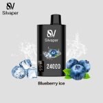 Silvaper 24000 Puffs Disposable Vape Blueberry Ice in Dubai