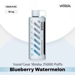 Vozol Gear Shisha 25000 Puffs DTL Disposable Pod Blueberry Watermelon in UAE
