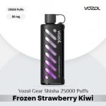 Vozol Gear Shisha 25000 Puffs DTL Disposable Pod Frozen Strawberry Kiwi in UAE