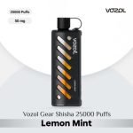 Vozol Gear Shisha 25000 Puffs DTL Disposable Pod Lemon Mint in Dubai