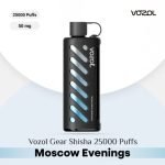 Vozol Gear Shisha 25000 Puffs DTL Disposable Pod Moscow Evenings in UAE
