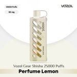 Vozol Gear Shisha 25000 Puffs DTL Disposable Pod Perfume Lemon in UAE