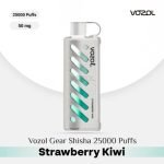 Vozol Gear Shisha 25000 Puffs DTL Disposable Pod Strawberry Kiwi in Dubai