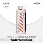 Vozol Gear Shisha 25000 Puffs DTL Disposable Pod Watermelon Ice in UAE
