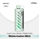 Vozol Gear Shisha 25000 Puffs DTL Disposable Pod Watermelon Mint in UAE