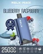 RELX Peace 25000 Puffs Disposable Vape Blueberry Raspberry in Dubai