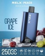RELX Peace 25000 Puffs Disposable Vape Grape Ice in UAE