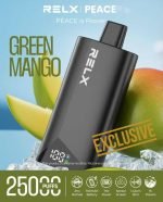 RELX Peace 25000 Puffs Disposable Vape Green Mango in UAE