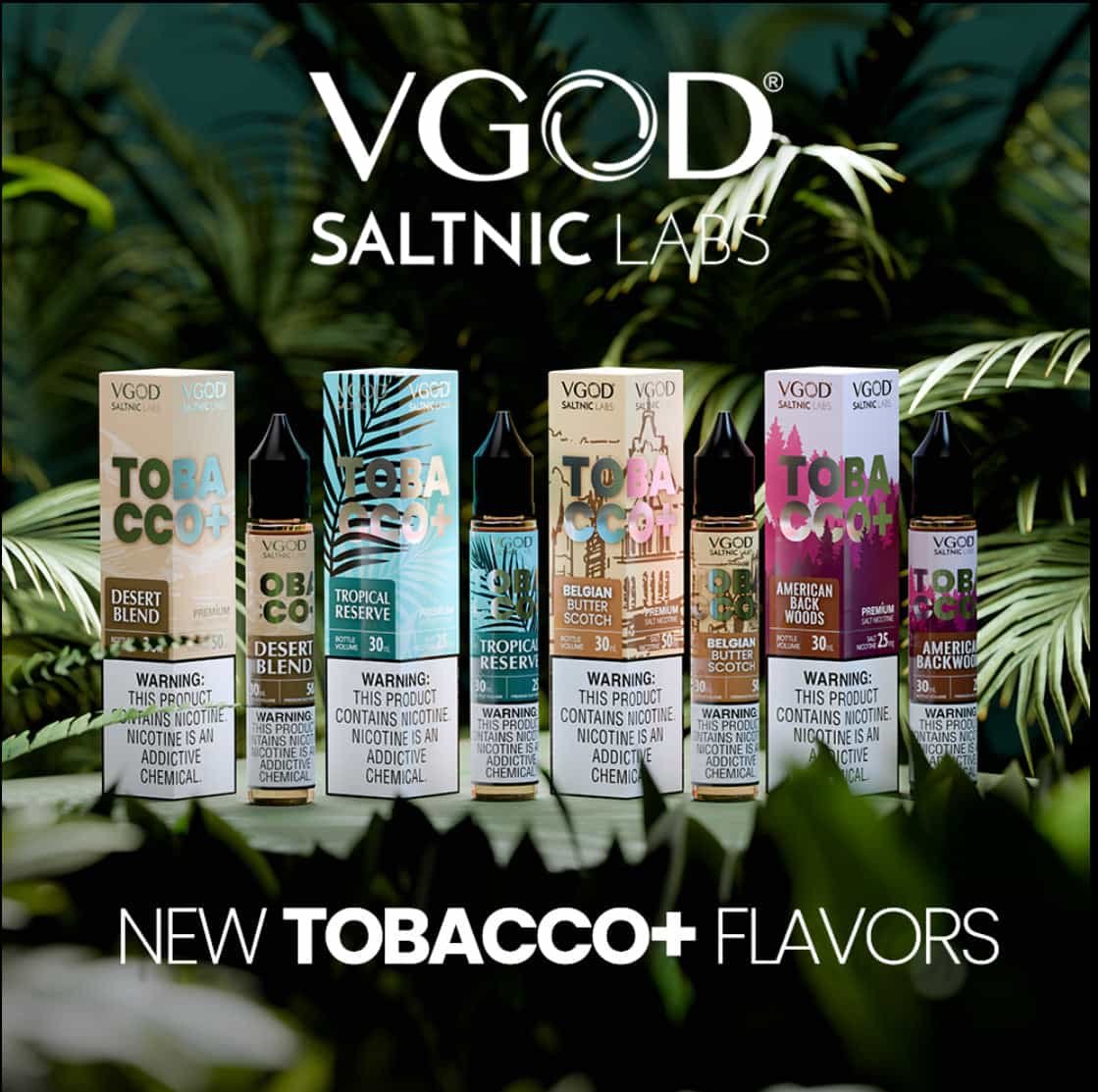VGOD Tobacco Plus Saltnic E-Liquid - 30ml in Dubai VGOD Tobacco Plus Saltnic E-Liquid - 30ml in Dubai
