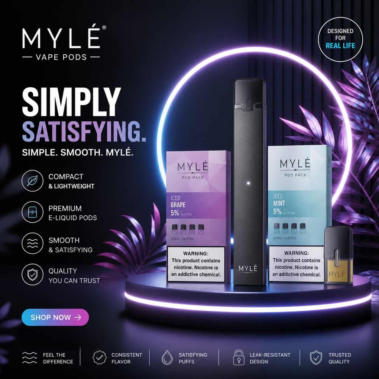 Myle Pods Category VapeDubaiCity